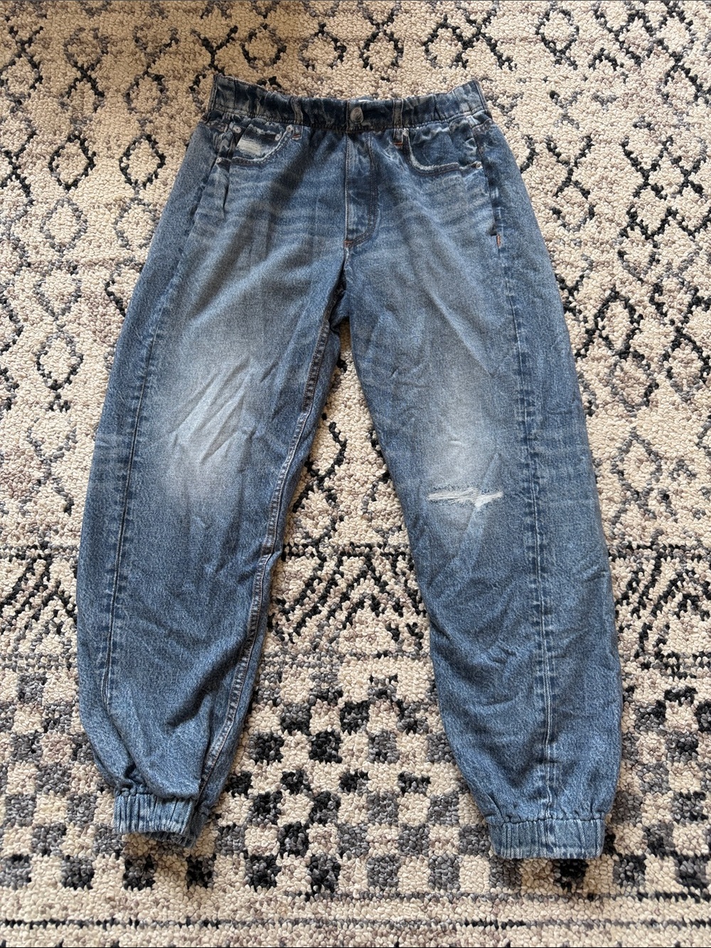 rag & bone Women's Sweatpant Jean in jogger cut